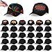 JaGely 30 Pcs DIY Baseball Caps Creative Painting Adjustable Outdoor Sports Caps for Camp Birthday Party Painting ActivityBlack - Image 3