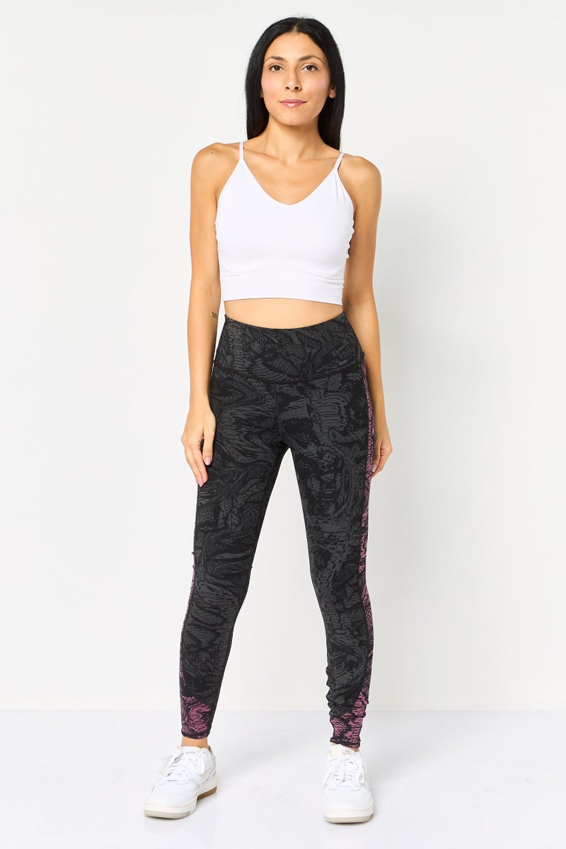 UNDER ARMOUR سراويل ليغينغز كاملة الطول للنساء، ملونة - Image 2