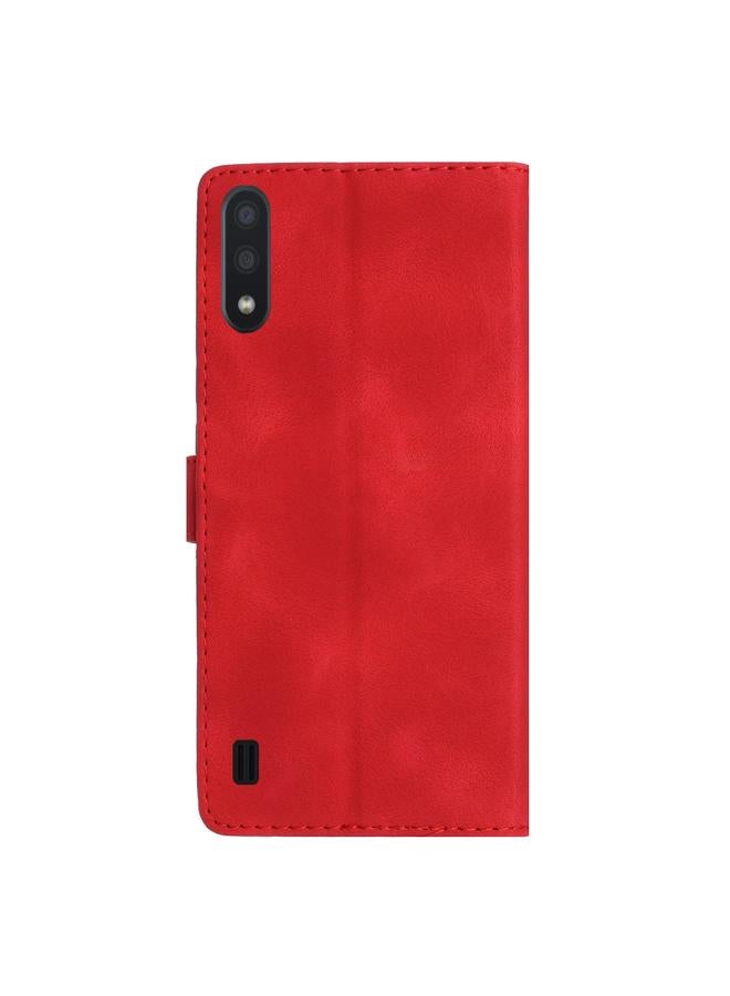 S-TOP Case For Samsung Galaxy A10 / M10 Flower Butterfly Embossing Pattern Leather Phone Case - Image 3