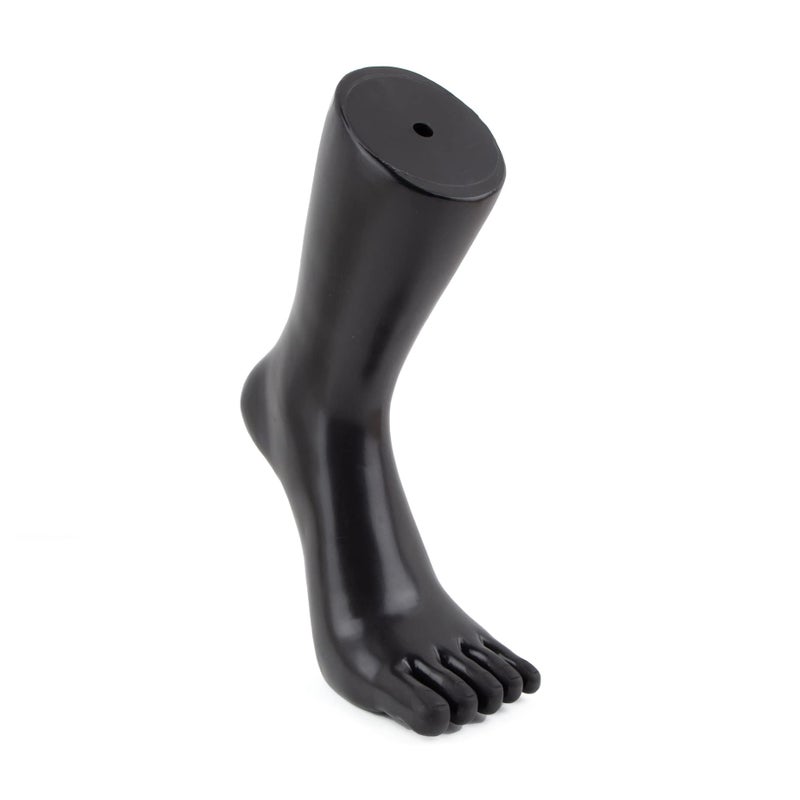 Framendino Framendino Black Mannequin Foot Display Ankle Bracelet Shoe Sock Model Plastic for Shop Home 