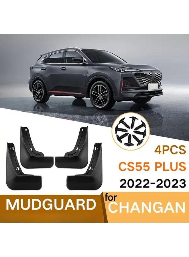 4 قطع مرايات وحواجز طين للسيارات لتشنجان CS55 PLUS الجيل الثاني 2022 2023 - Image 2