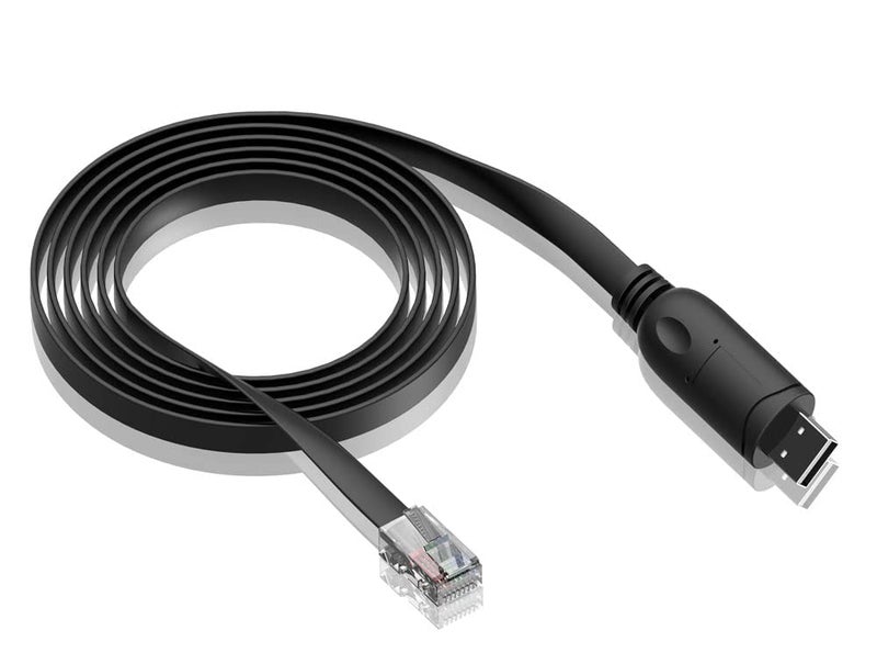Tobo كابل وحدة تحكم USB، كابل وحدة تحكم تسلسلي USB إلى RJ45 مع شريحة FTDI متوافق مع أجهزة التوجيه/المفاتيح لأجهزة الكمبيوتر المحمولة في ويندوز إلخ TD-869C عبوة من 1 - Image 1