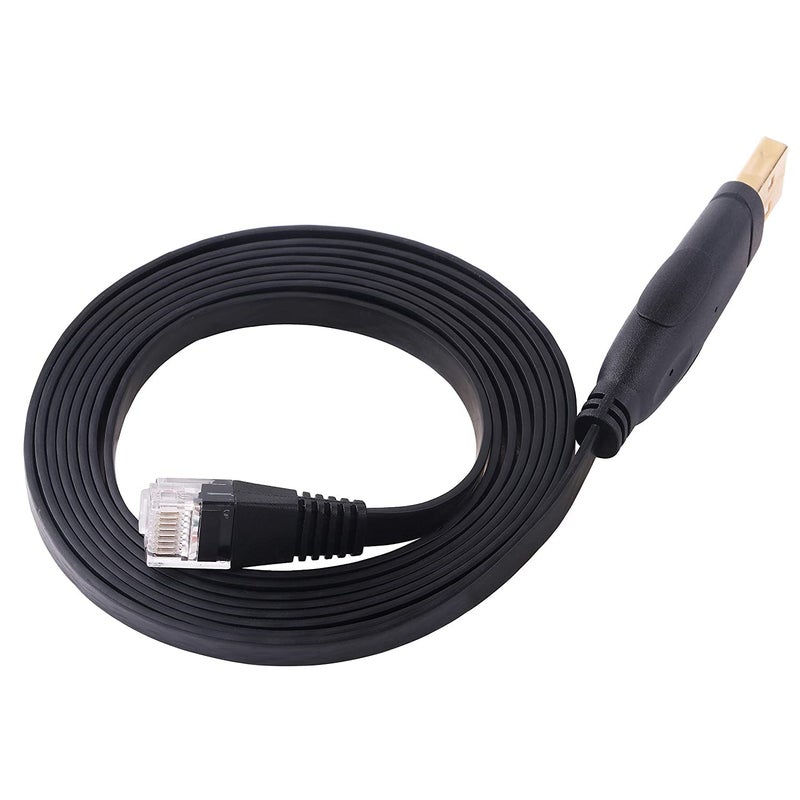 Tobo كابل وحدة تحكم USB، كابل وحدة تحكم تسلسلي USB إلى RJ45 مع شريحة FTDI متوافق مع أجهزة التوجيه/المفاتيح لأجهزة الكمبيوتر المحمولة في ويندوز إلخ TD-869C عبوة من 1 - Image 3