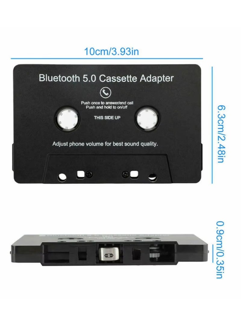 BT Car Tape Adapter,Car Audio Bluetooth Cassette Receiver,Wireless Cassette Auxiliary Adapter for Vehicle,for Home/Car