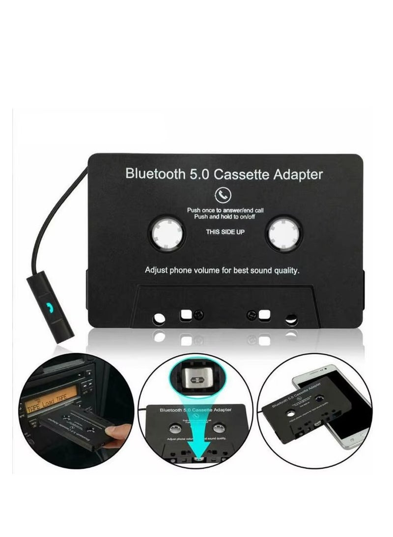 DUNISO BT Car Tape Adapter,Car Audio Bluetooth Cassette Receiver,Wireless Cassette Auxiliary Adapter for Vehicle,for Home/Car  - Image 1