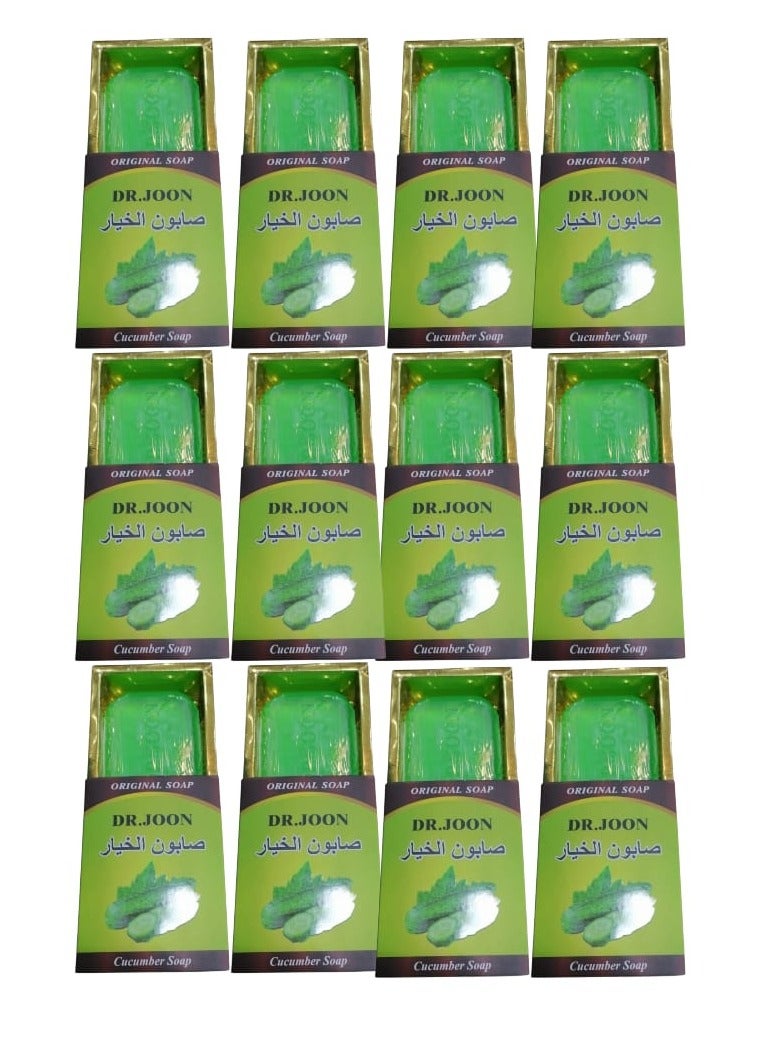 Cucumber soap 12pieces