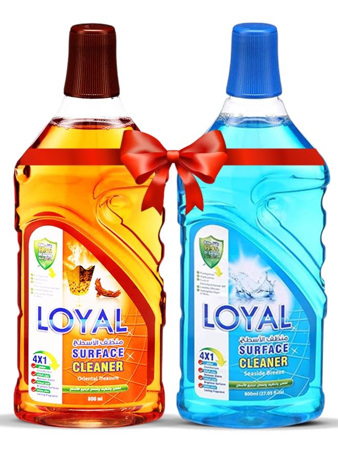 لويال منظف ​​أسطح ٢ × ٨٠٠ مل برائحة نسيم البحر + كنز شرقي