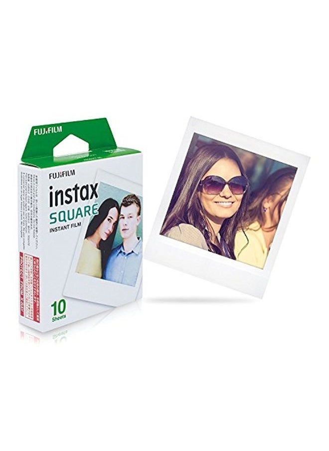 Instax Square Instant Film 10 Pack (100 exposures) for SQ1, SQ6 & SQ10 Cameras (5 Items)  - Image 3