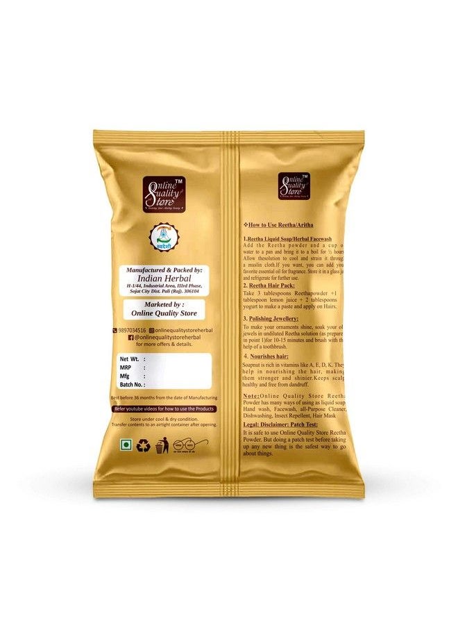 Online Quality Store Reetha Powder;Reetha Powder For Hair Growth;Ritha Powder;Reetha Shampoo50G  - Image 3