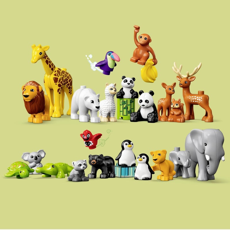 LEGO - Duplo Wild Animals of The World 143 Pieces - 10975 - Image 3
