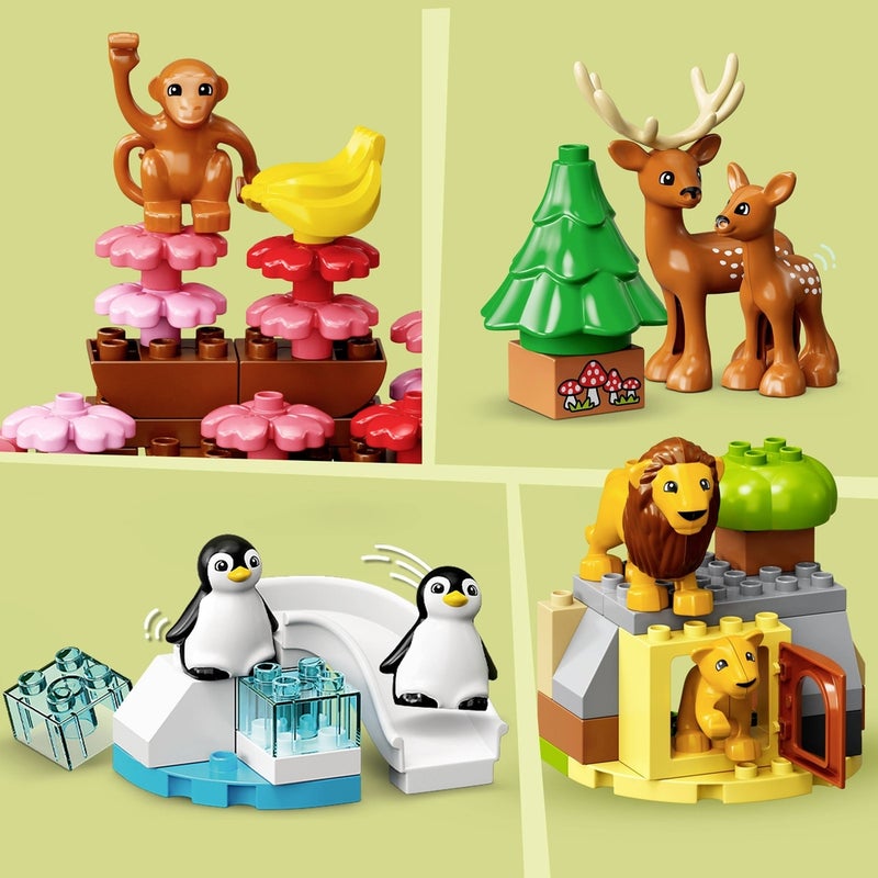 LEGO - Duplo Wild Animals of The World 143 Pieces - 10975 - Image 4