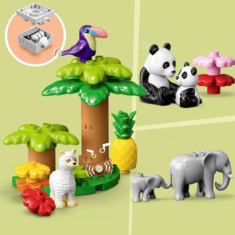 LEGO - Duplo Wild Animals of The World 143 Pieces - 10975 - Image 5