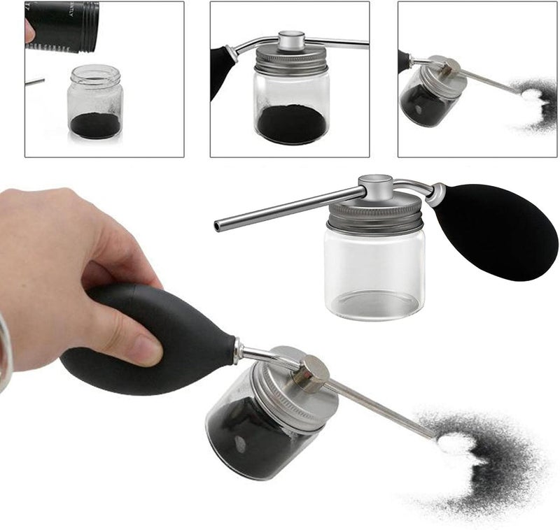 كلاراكو منفاخ بودرة التلك، زجاجة رذاذ البودرة، موزع بودرة التلك للحلاقين ومصففي الشعر، - Image 2