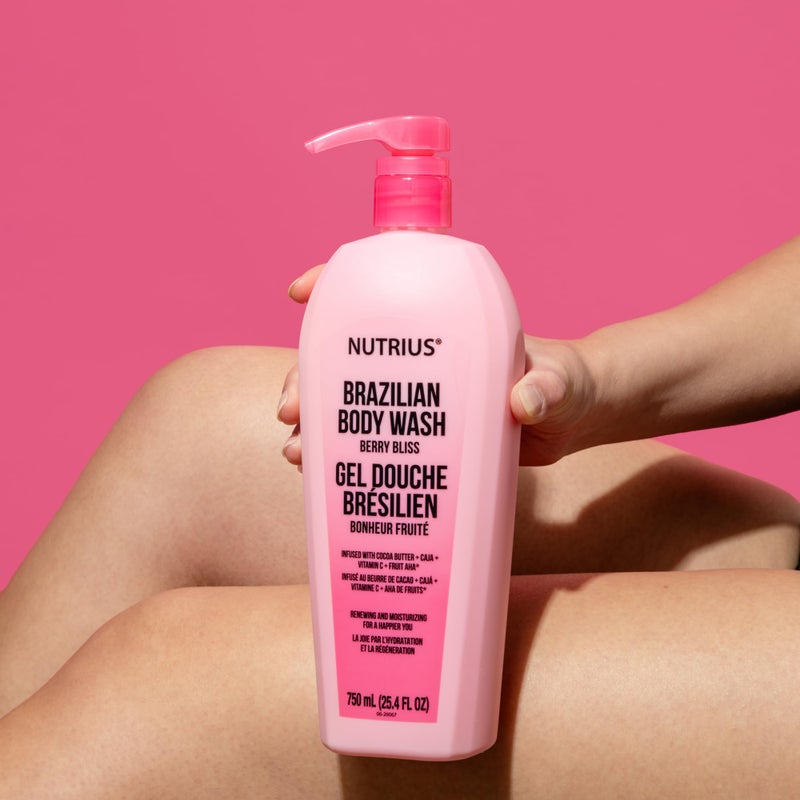 nutrius Berry Bliss Body Wash, 25.4 FO - Image 2