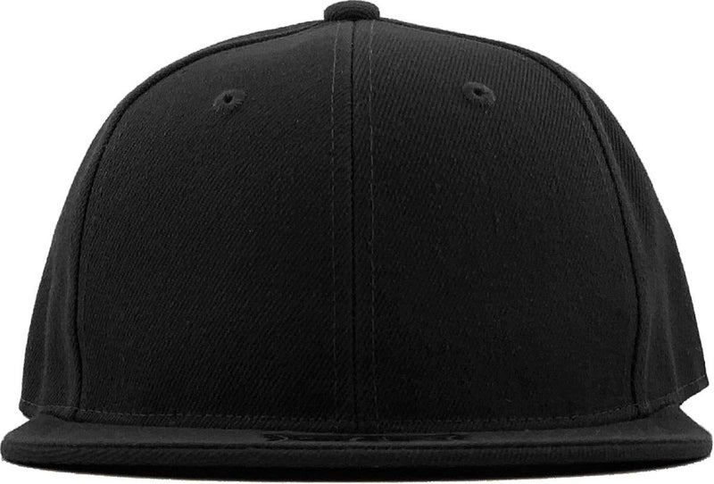 KBETHOS KNW-2364 BLK (7 3/8) The Real Original Fitted Flat-Bill Hats True-Fit, 9 Sizes & 20 Colors - Image 2