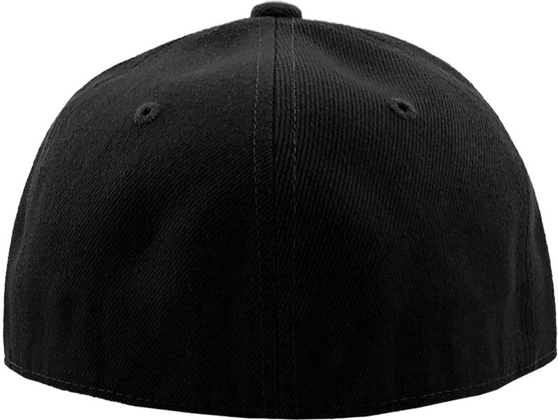 KBETHOS KNW-2364 BLK (7 3/8) The Real Original Fitted Flat-Bill Hats True-Fit, 9 Sizes & 20 Colors - Image 3