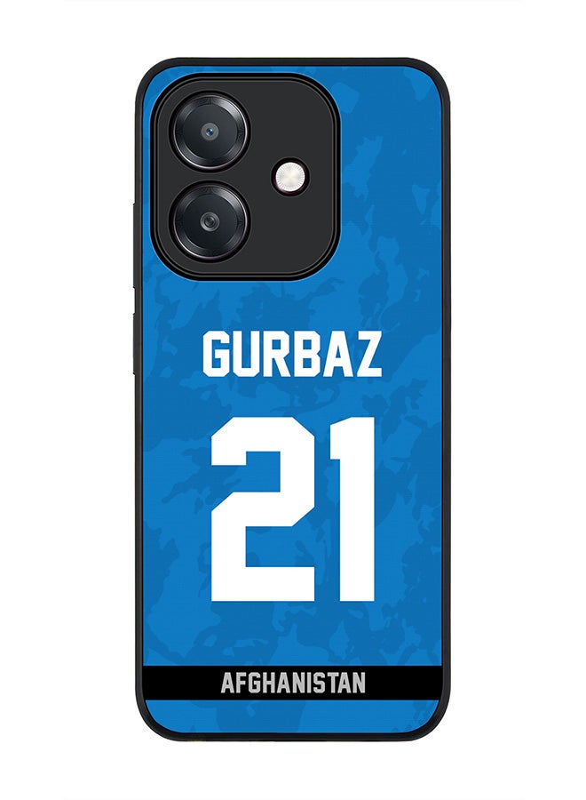 Stylizedd For Oppo A5i Case,Slim fit Camera Protection, Shockproof Thin Phone cover  - Afghanistan Rahmanullah Gurbaz Jersey  21
