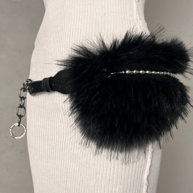 Rhinestone Mao Mao Stitching Belt Shiny Mao Mao Belt New Y2K All-Match Pin Buckle Corns Girl Belt - Image 4