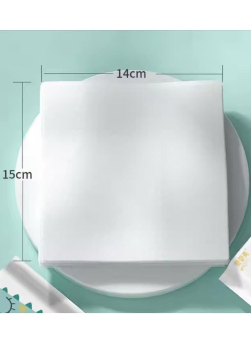 Pack of 8 Soft Hand and Mouth Cleaning Mini Wet Wipes, Chemical-Free and Fragrance-Free, Cartoon Design, Portable Wipes for Hands, Face, Utensils, Ideal for Travel, School and Home Use - Image 5