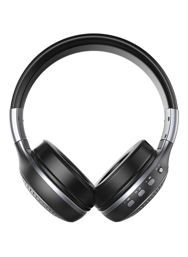 Stereo Bluetooth Wireless Over-Ear Headphone With Microphone Black/Grey - Image 1