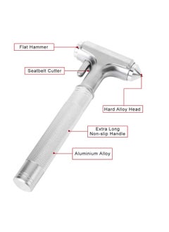 SYOSI Emergency Car Safety Hammer Kit, Car Window Breaker and Seatbelt Cutter Alloy Head Emergency Escape Tool Vehicle Safety Hammer Emergency Hammer Fireproof Escape Tool for Car Accidents  - Image 5