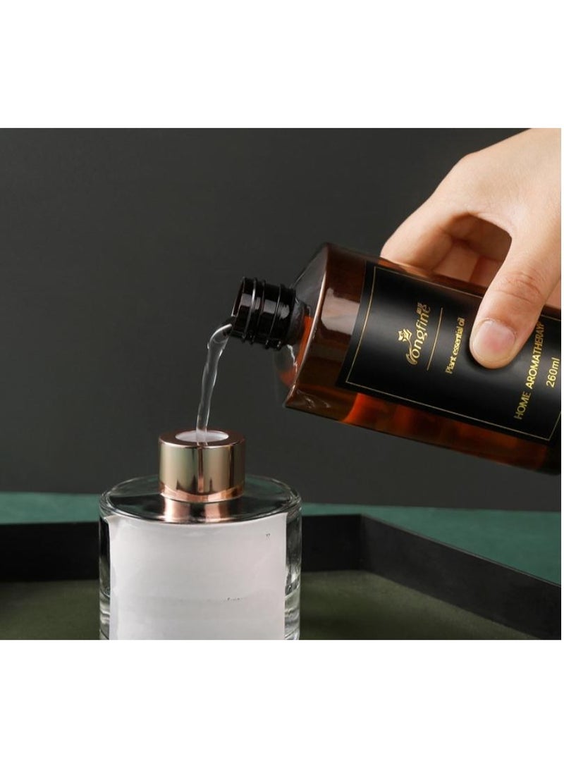 لونج فاين عبوة إعادة تعبئة ناشر زيت عطري برائحة الشاي الأبيض بحجم أكبر 260 مل - Image 2