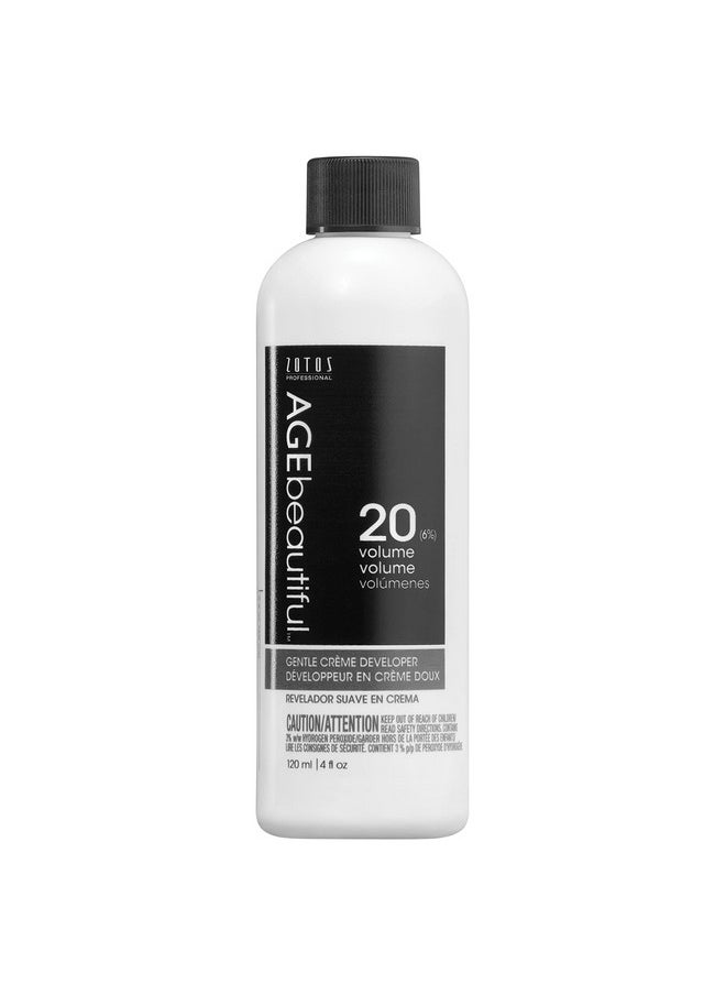 إيج بيوتيفول AGE beautiful 20 Volume Gentle Creme Hair Developer | لصبغات الشعر الدائمة والتونر وتفتيح الشعر | تلوين صالون احترافي | لون شعر يدوم طويلاً | 4 أونصة سائلة  - Image 1