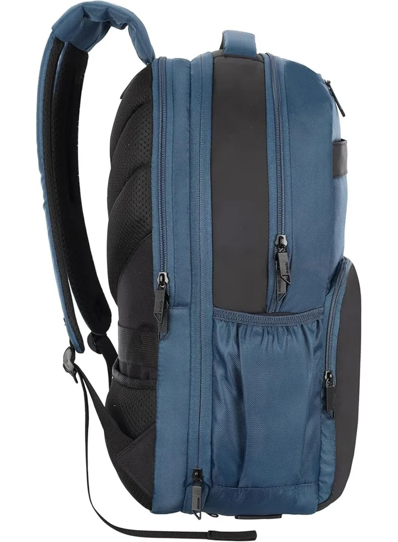 American Tourister  Segno 2.0 Detachable Laptop Backpack, 31L Capacity, Polyester, Navy|Fits 15.6" Laptop|Antimicrobial Treated Lining|Tractum Suspension|USB Port|Ergo Back & Shoulder|Detachable Shoulder Strap|Bottle Holder - 1 Year International Warranty  | Best Price UAE
