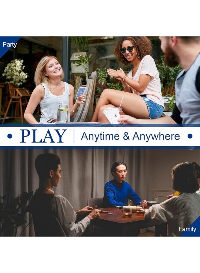 Civaner Mahjong Cards Playing Cards Chinese Mah Jongg 2024 American Majhong Games Large Print Handheld Poker Mahjong Playing Cards with 4 Dices HomeTable Game - Image 2