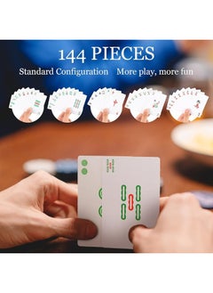 Civaner Mahjong Cards Playing Cards Chinese Mah Jongg 2024 American Majhong Games Large Print Handheld Poker Mahjong Playing Cards with 4 Dices HomeTable Game  - Image 5