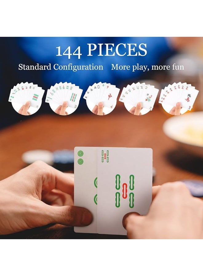 Civaner Mahjong Cards Playing Cards Chinese Mah Jongg 2024 American Majhong Games Large Print Handheld Poker Mahjong Playing Cards with 4 Dices HomeTable Game - Image 5