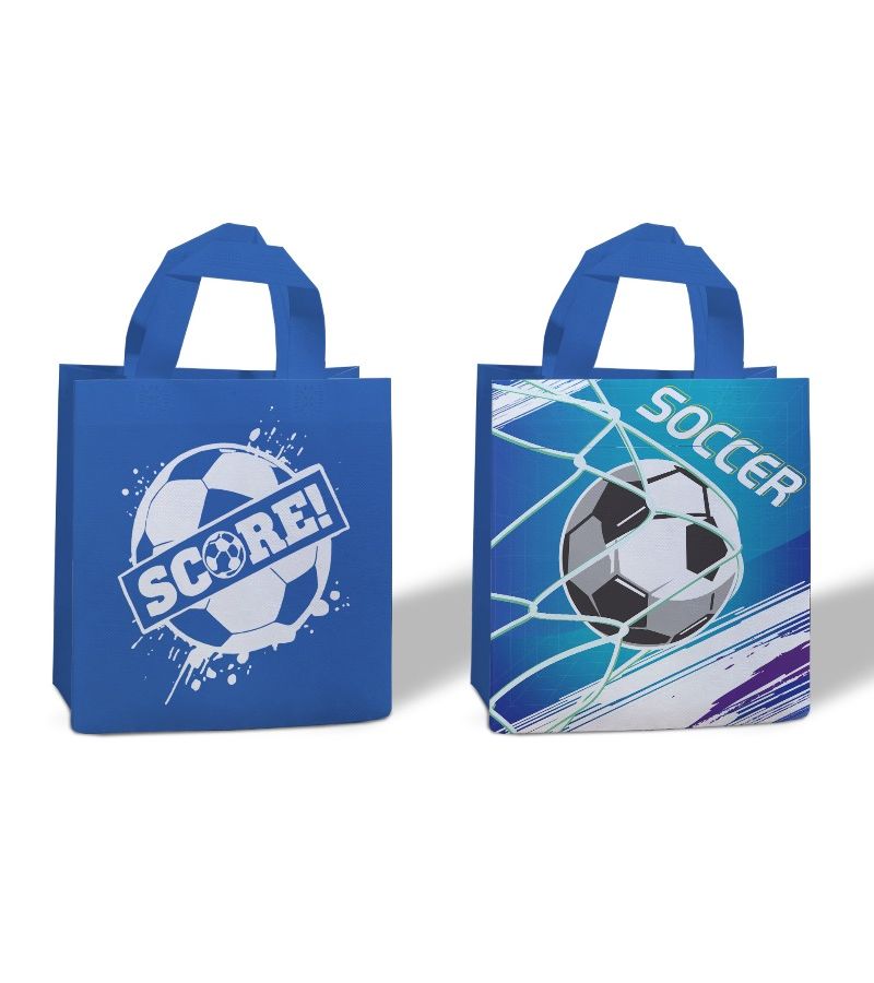 "Green Style D 4pcs Non Woven Football Pattern Gift Bags For Birthday Party Events And Showers" بالعربية: - Image 4