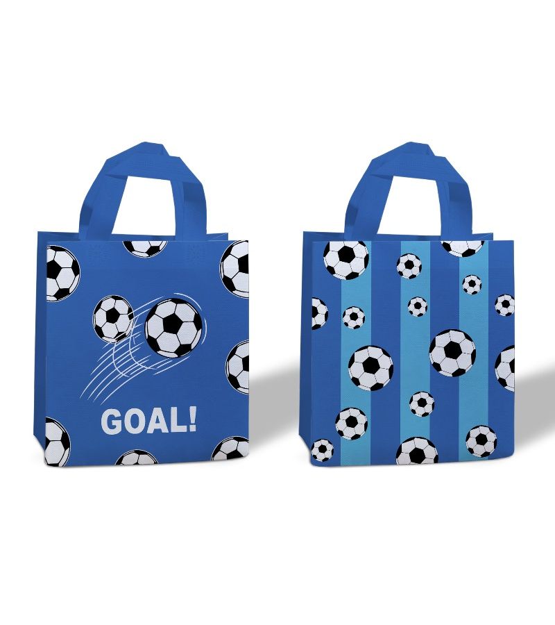 "Green Style D 4pcs Non Woven Football Pattern Gift Bags For Birthday Party Events And Showers" بالعربية: - Image 3