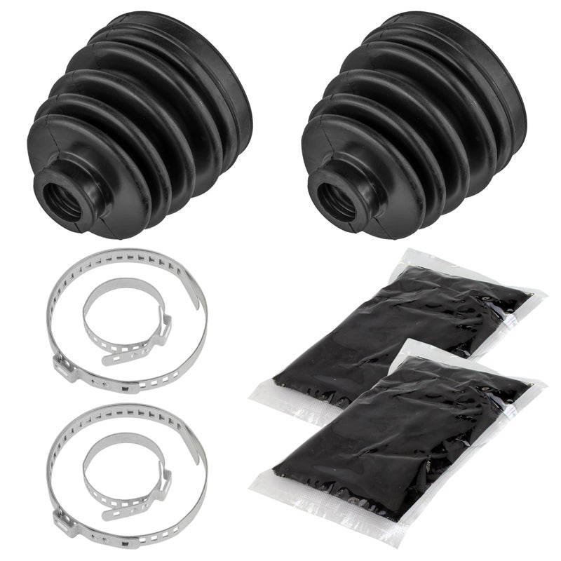Caltric Rear Axle Inner And Outer Cv Boot Kits Compatible with Polaris Sportsman 700 20022005