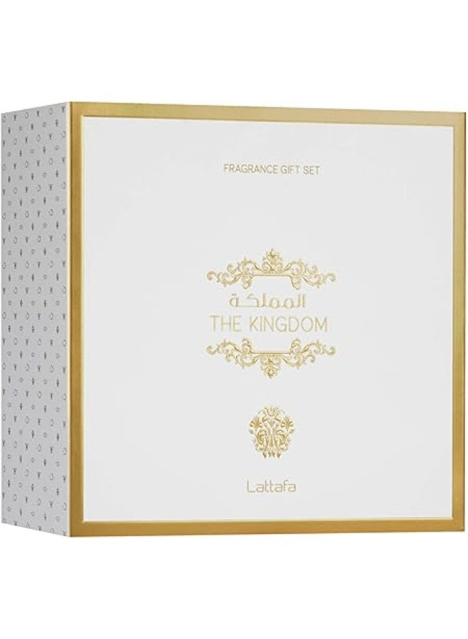 Lattafa Giftset Kingdom Men - 12Ml -Shower Gel - Image 1