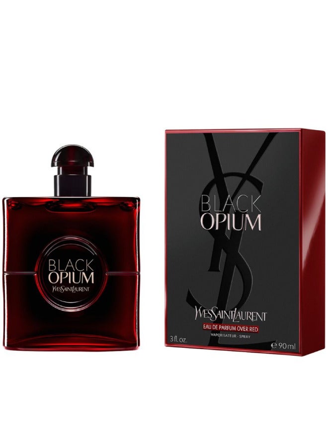 Yves Saint Laurent Black Opium Over Red EDP 90ml - Image 2
