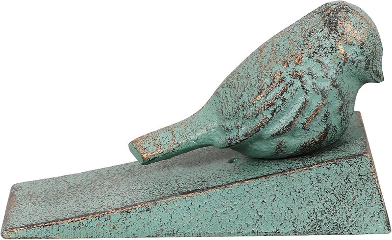 klarako Door Stoppers Iron Cute Bird Door Stops Vintage Cast Iron Bird Animal Door Stopper for Patio Yard Garden Farmhouse - Image 1