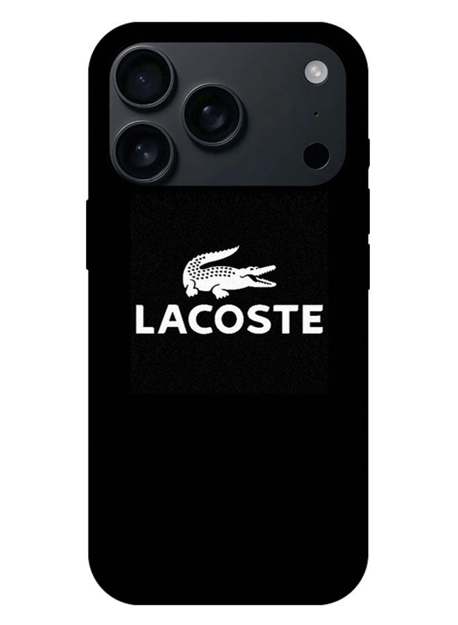 غطاء واقي مطبوع لآيفون 17 برو ماكس - لاكوست