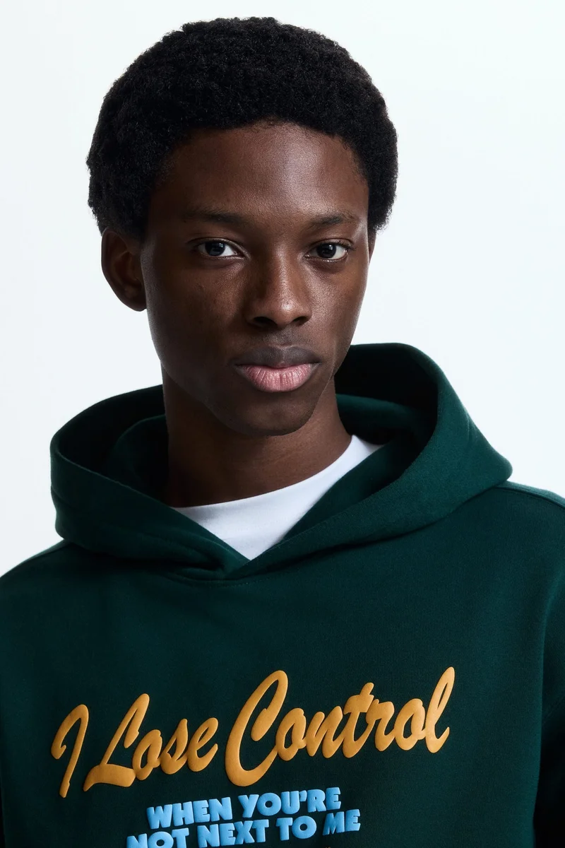 H&M Loose Fit Printed hoodie