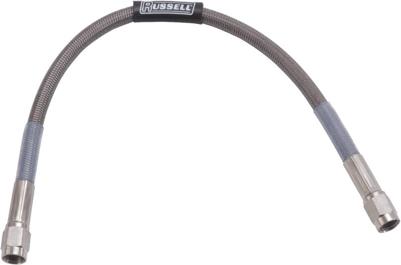 Edelbrock Russell 656242 Straight -3 AN To Straight -3 AN Universal Brake Hose Assembly