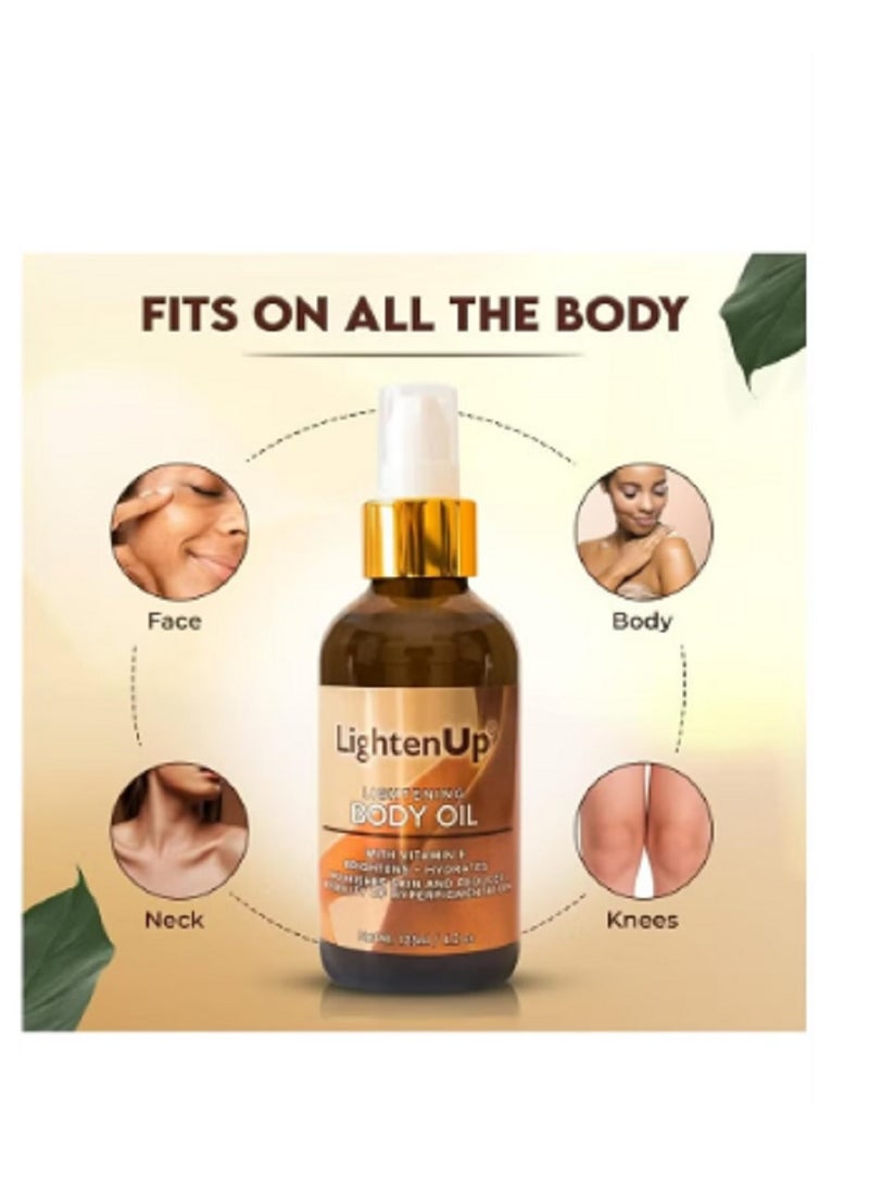 LIGHTENUP Skin Brightening Body Oil 125 ML - Image 4