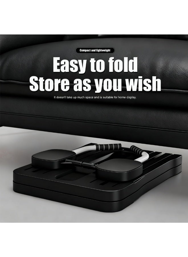 الخدمة الشاقة 5 في 1 لوح بيلاتيس قابل للطي مدرب بطني لأعلى للألعاب الرياضية المنزلية تدريب بدني كامل - Image 2