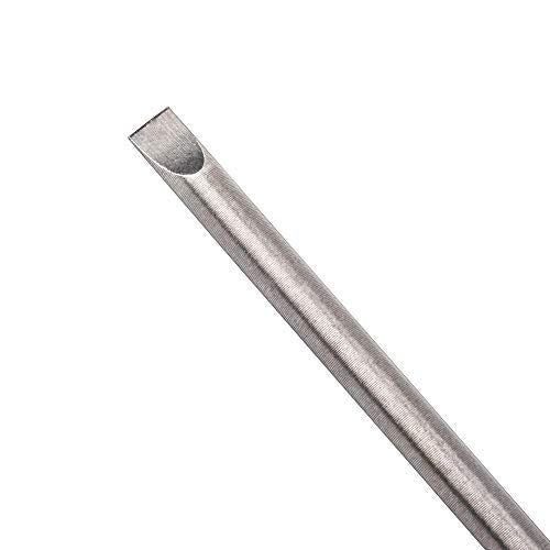 Rocaris 7 Pack Flat Head Slotted Tip Screwdriver Bit Set 100mm/4 inch Long Magnetic - 1/4 Inch Hex Shank - Image 4