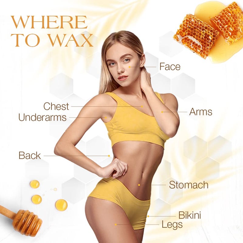 GiGi All Purpose Honee Hair Removal Soft Wax for All Skin and Hair Types, 14 oz - Image 5