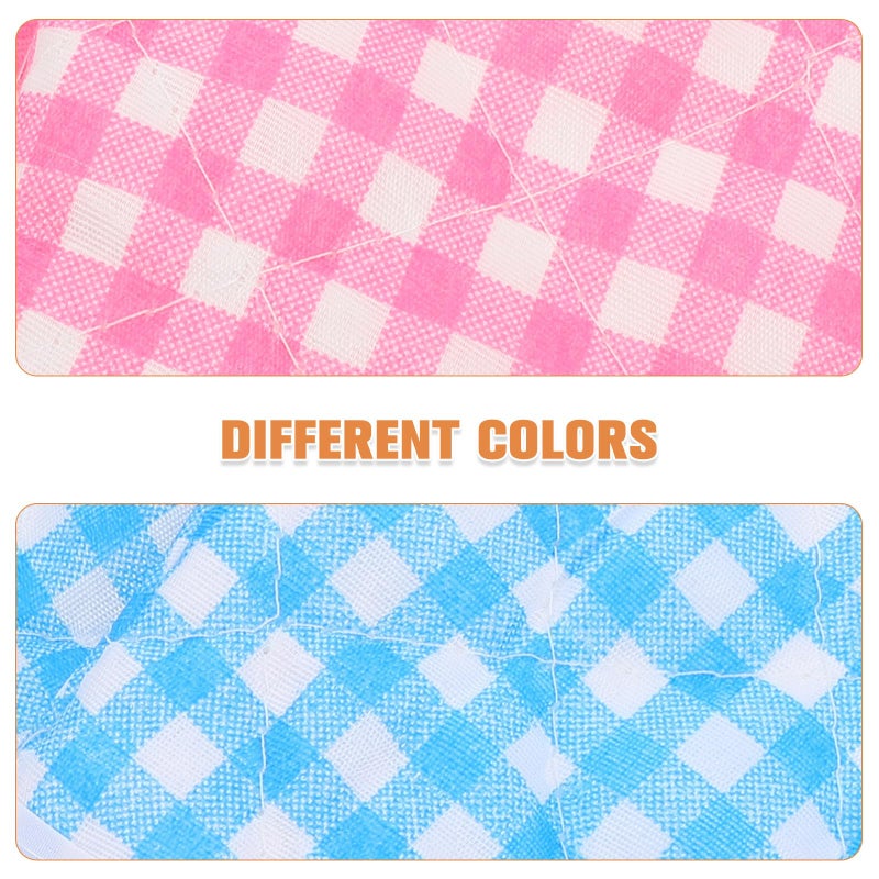 4Pcs Cotton Lined Heat Resistant Oven Mitts Set For Baking Microwave Kitchen - Image 4