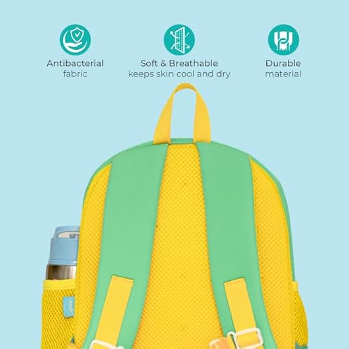 Moon The MOON Brand Preschool Backpack for KidsAges 36  Fun 3D Design Comfortable Padded Straps LightweightWaterproof Perfect for Lunch  SnacksTravel Toddler Boys  GirlsDinosuar - Image 5