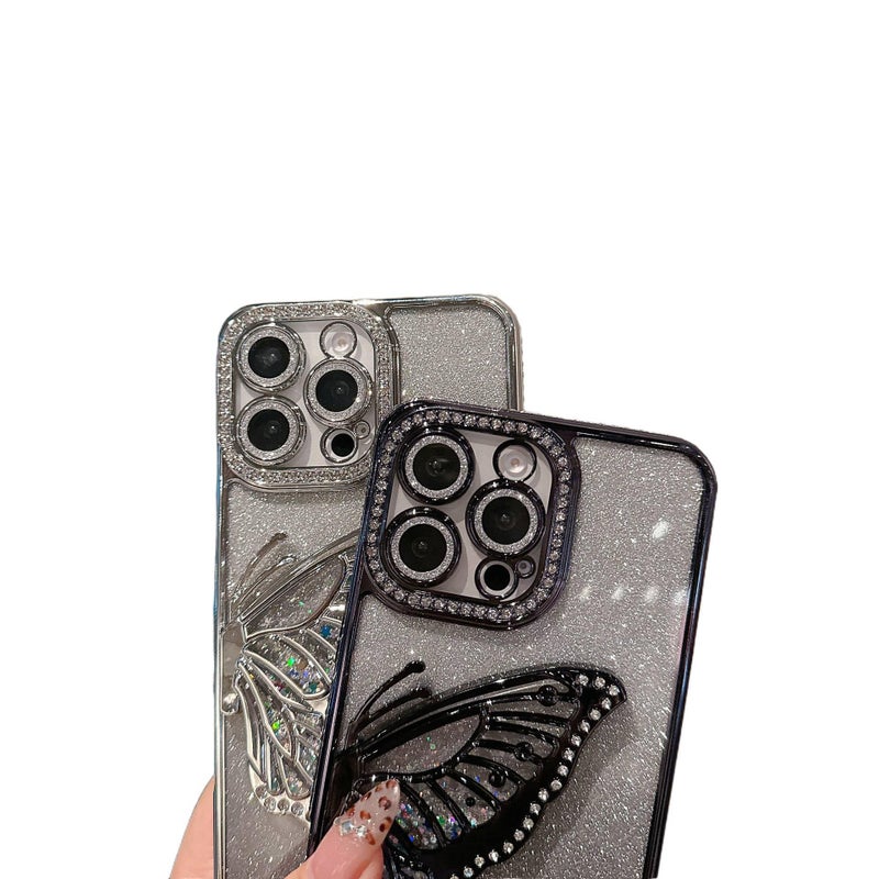 Protective Case, Shockproof Cover for iPhone 16 / 16 Plus / 16 Pro / 16 Pro Max, TPU Drop Protection, Black - Layan Lure - Image 3