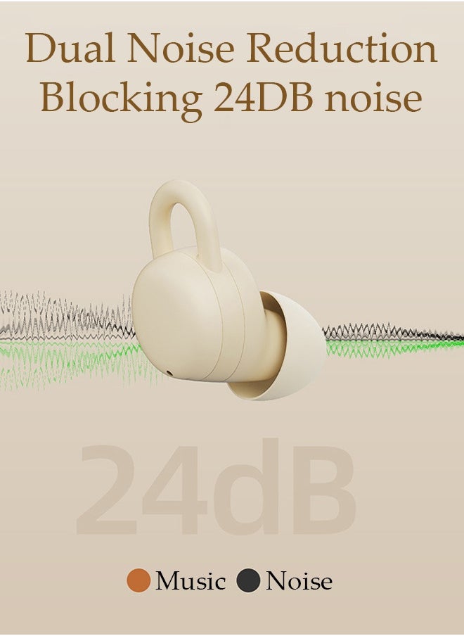 DUNISO Wireless Headphones Bluetooth 5.3 In Ear Noise-cancelling Earphones with Wireless Charging Case Portable Handle and Touch Control Sweatproof Earphones Portable Lightweight Comfortable Bluetooth Wireless Earbuds for Running Sport Gym  - Image 4