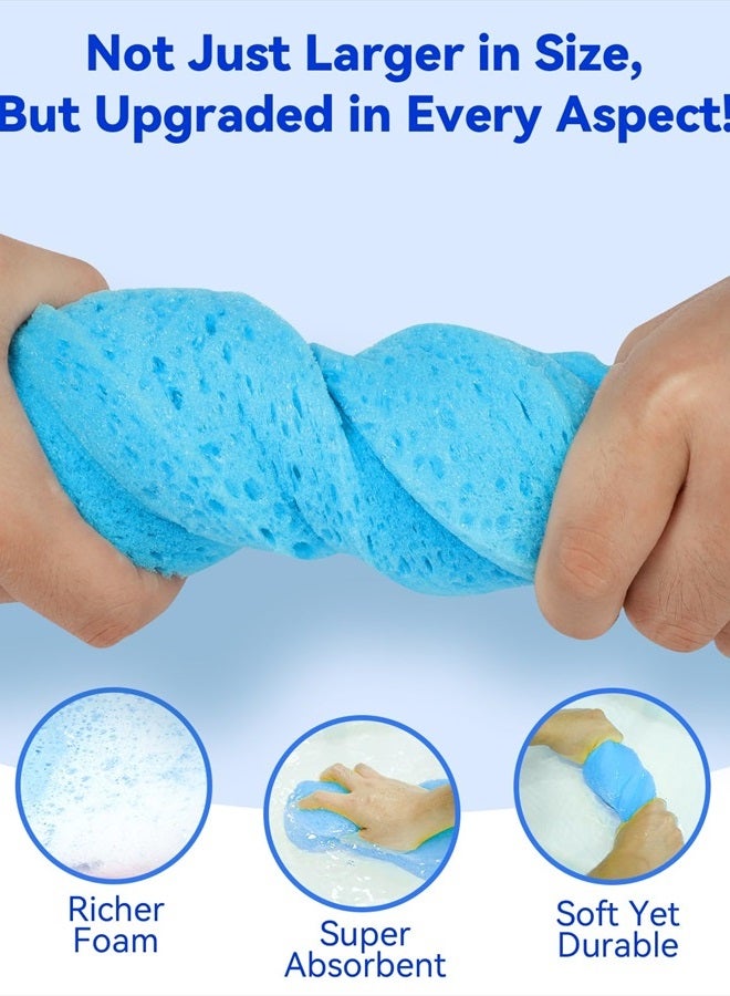 Temede 5-Pack Car Wash Sponges, 9.1" x 4.3" x 2.4" Large Sponges, Extra Thick Foam Kit for All-Purpose Cleaning, Ideal Washing Sponges for Kitchen, Bathroom, Household - Image 5