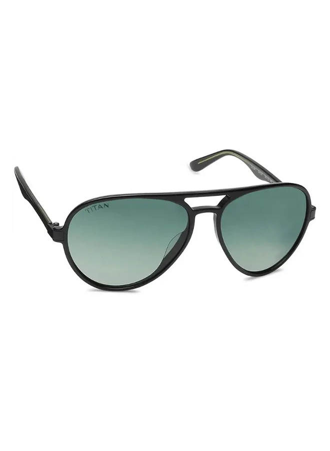 تيتان Black Aviator Men Sunglasses